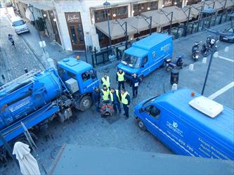 Καθαρισμός δικτύου ομβρίων στην περιοχή ευθύνης του Δ.Θεσσαλονίκης